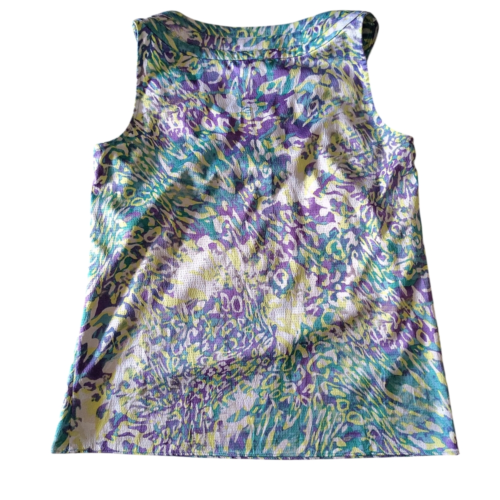 Anne Klein Multicolor Sleeveless‎ Blouse - Picture 6 of 9
